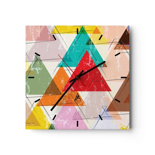 Nástenné hodiny - Blábolenie - 30x30 cm