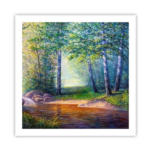 Plagát - Idylické prostredie - 60x60 cm