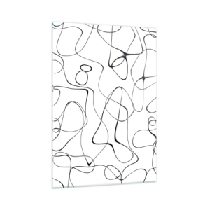 Obraz na skle - Cesty života, zákruty osudu - 50x70 cm