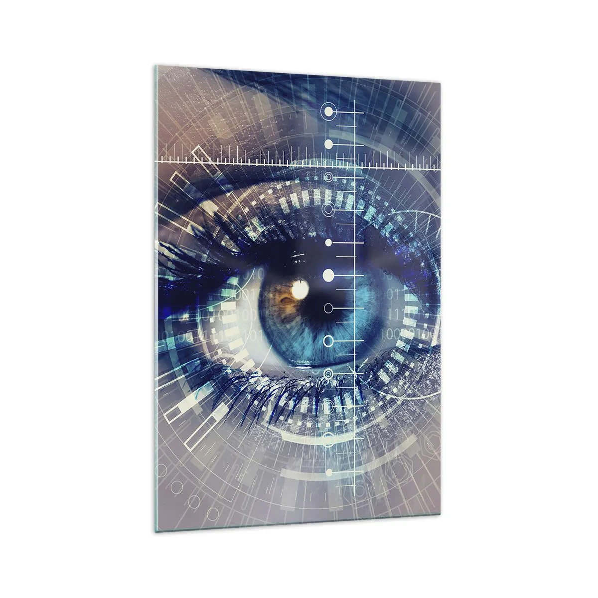 Obraz na skle - Myslíš si, že ma poznáš - 70x100 cm