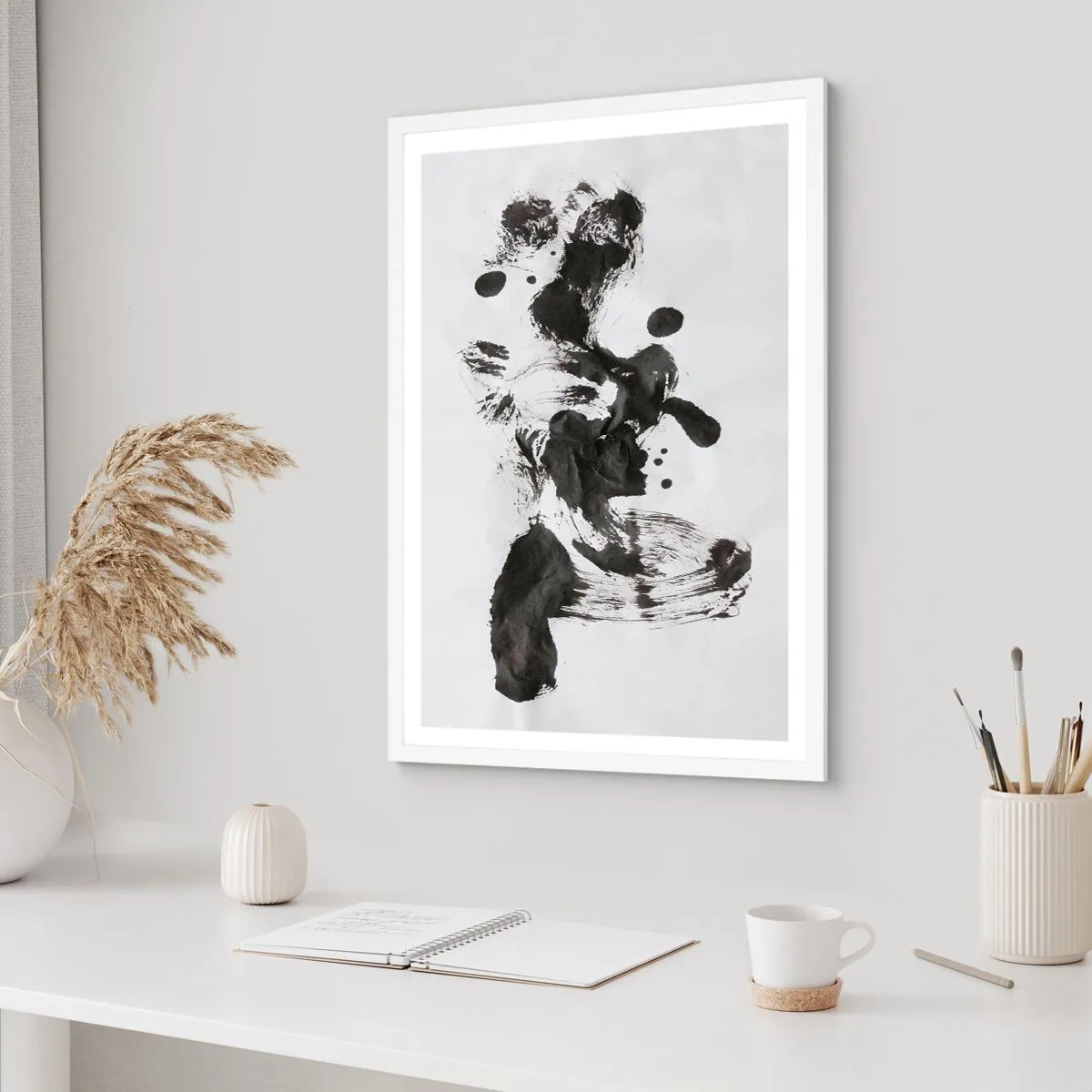 Plagát v bielom ráme - Metóda v šialenstve? - 61x91 cm