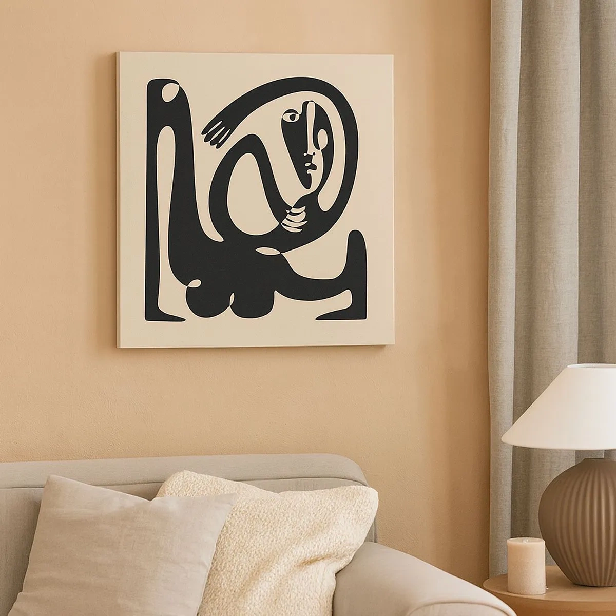 Obraz na plátne - Skoro Picasso - 30x30 cm