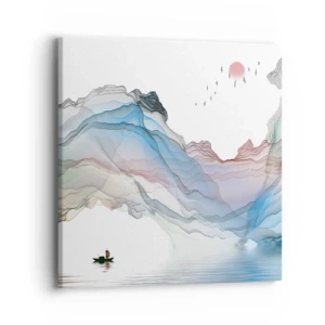 Obraz na plátne - Ku krištáľovým horám - 40x40 cm