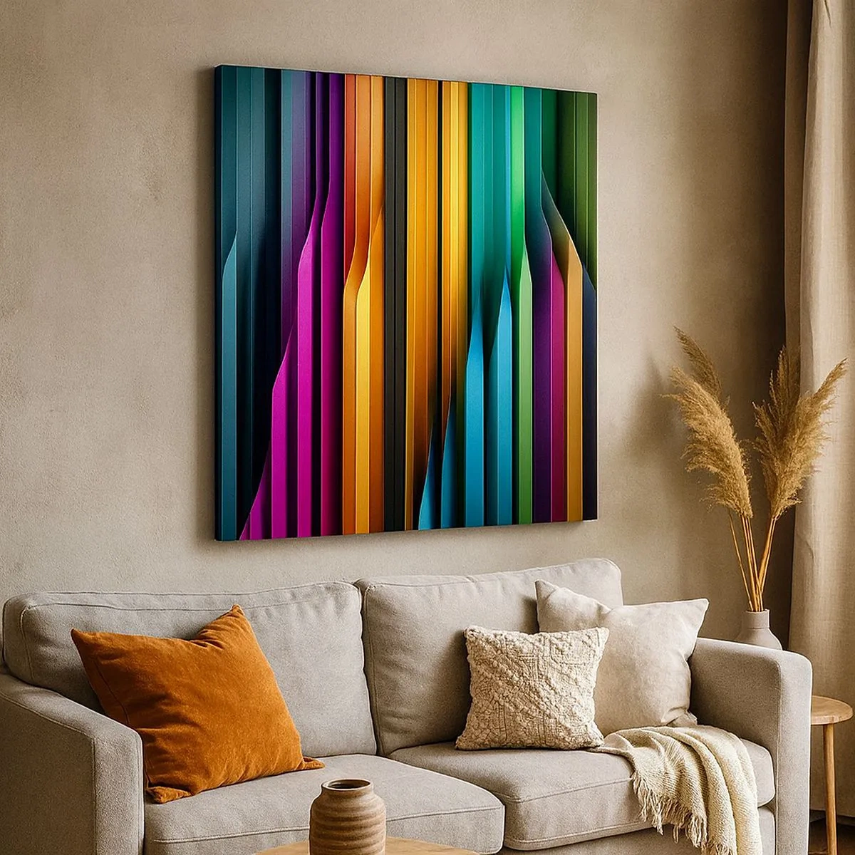 Obraz na plátne - Svetelný organ - 30x30 cm