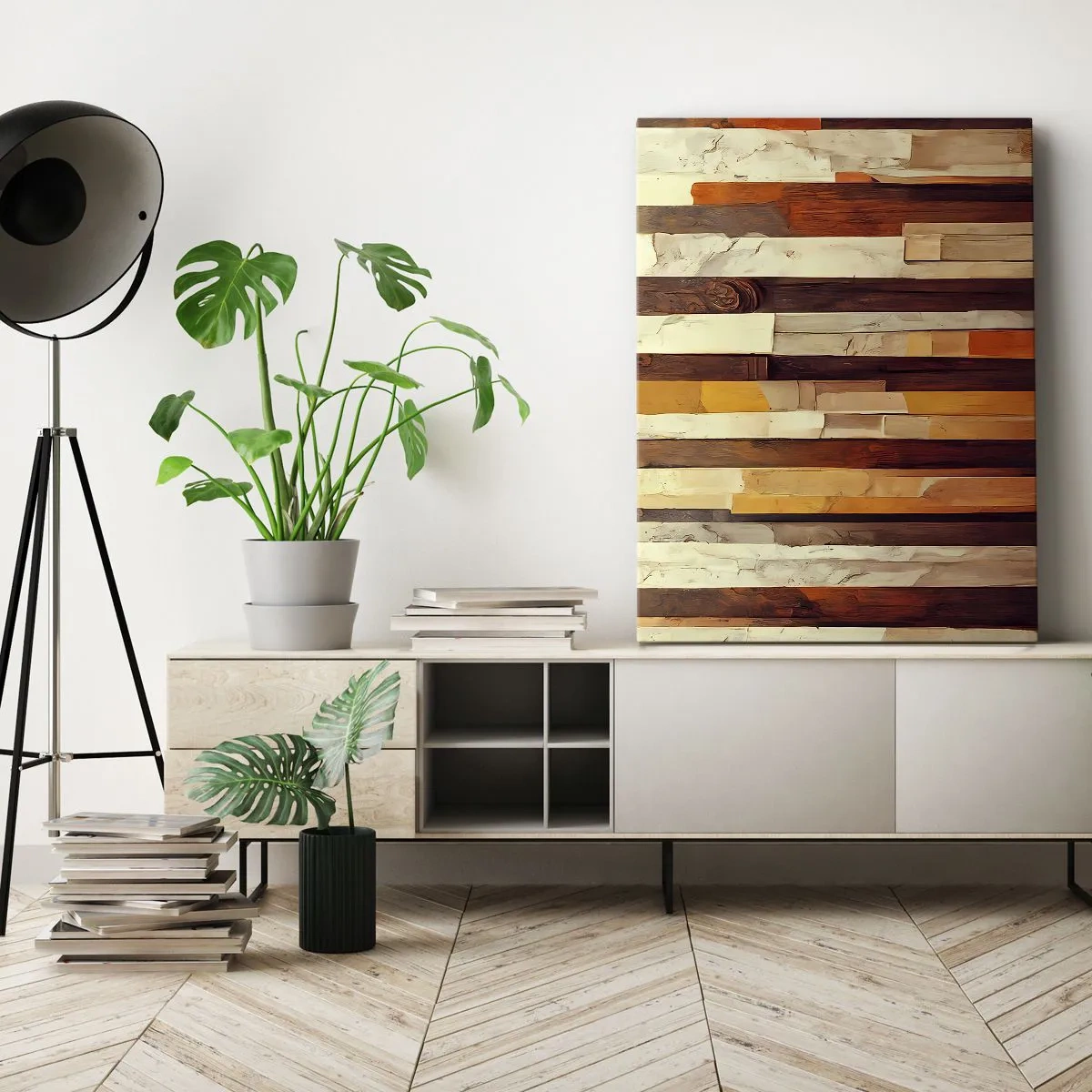 Obraz na plátne - Hymna lesných stromov - 70x100 cm