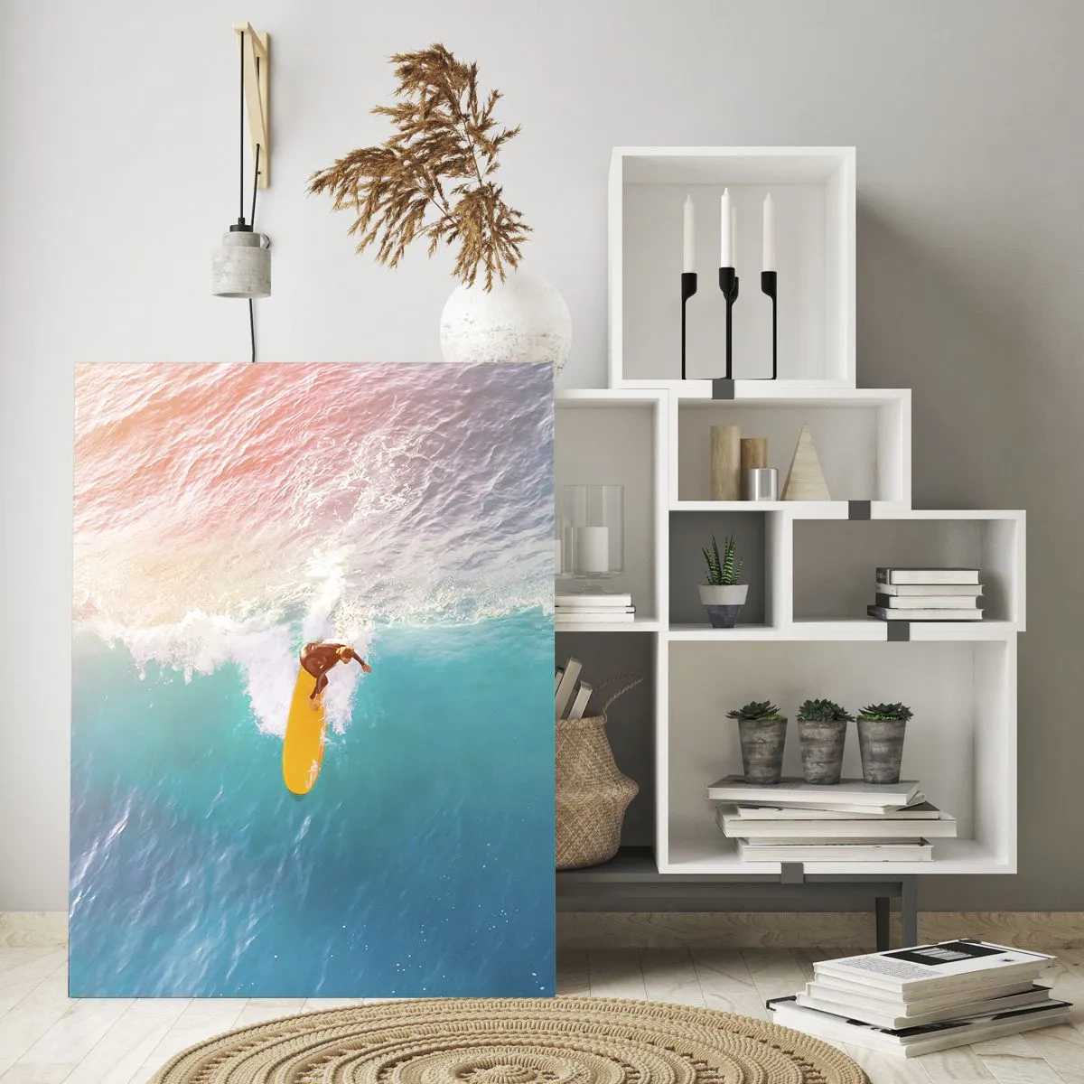 Obraz na skle - Oceanický jazdec - 50x70 cm