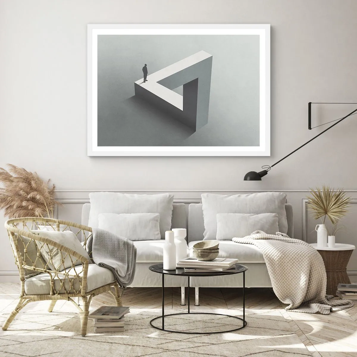 Plagát v bielom ráme - A predsa je to možné - 70x50 cm