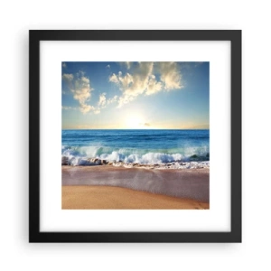 Plagát v čiernom ráme - Pohyb a nehybnosť zároveň - 30x30 cm