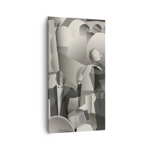 Obraz na plátne - V priestore zvukov - 55x100 cm