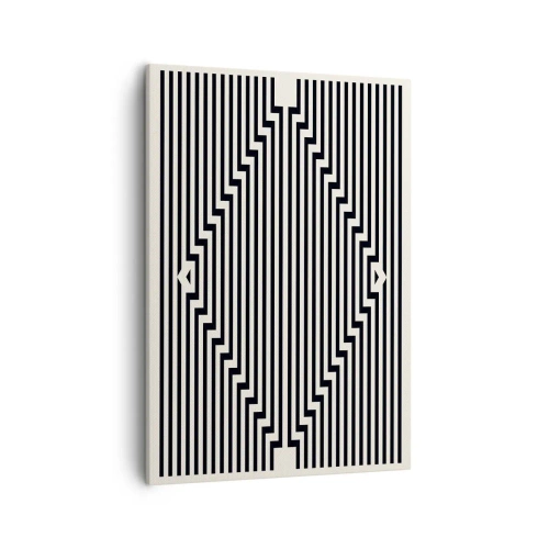 Obraz na plátne - Geometrická ilúzia - 50x70 cm