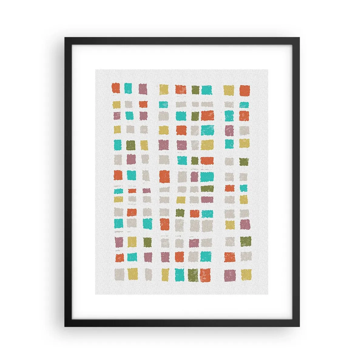 Plagát v čiernom ráme - Neznáma hra - 40x50 cm