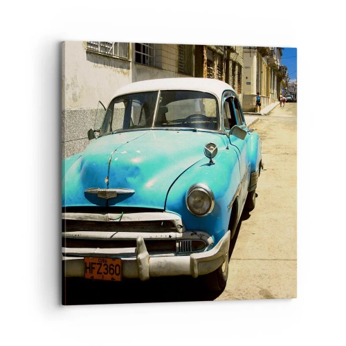 Obraz na plátne - Evviva Cuba! - 70x70 cm