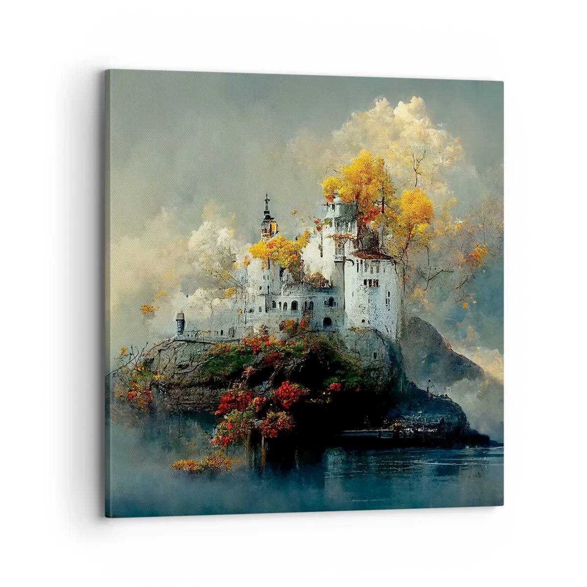 Obraz na plátne - Začiatok romantického príbehu - 70x70 cm