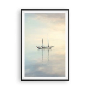 Plagát v čiernom ráme - V mori ticha - 61x91 cm