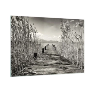 Obraz na skle - V ústraní tráv - 100x70 cm