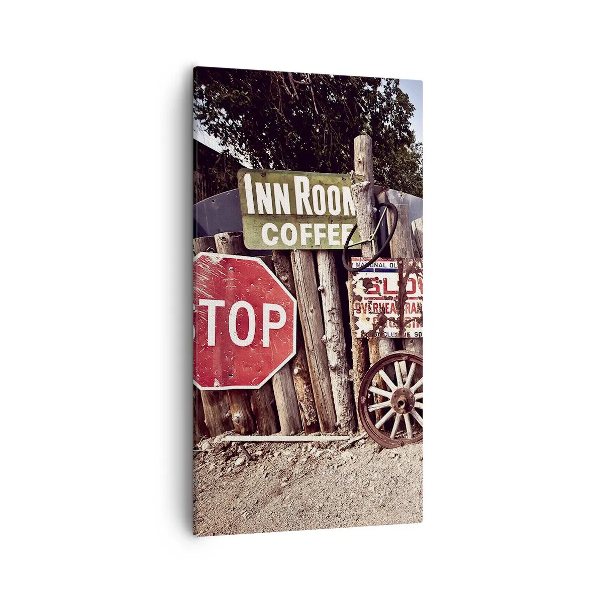 Obraz na plátne - A čas sa zastavil - 55x100 cm