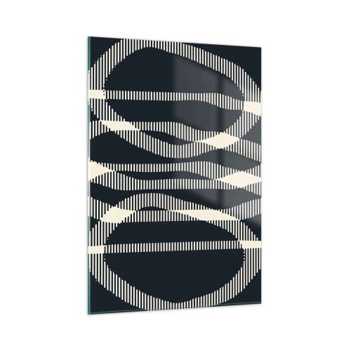 Obraz na skle - Pokus o prelomenie temnoty - 50x70 cm