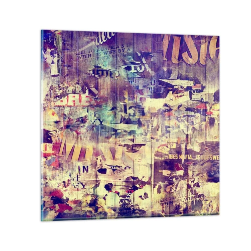 Obraz na skle - A toto zostane - 70x70 cm