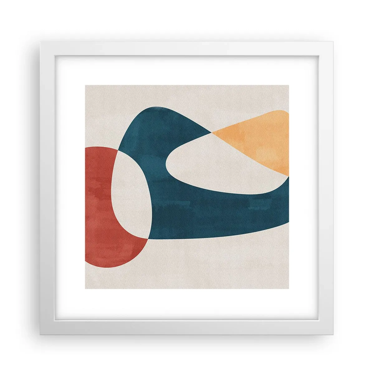 Plagát v bielom ráme - Vplyvy a metamorfózy - 30x30 cm