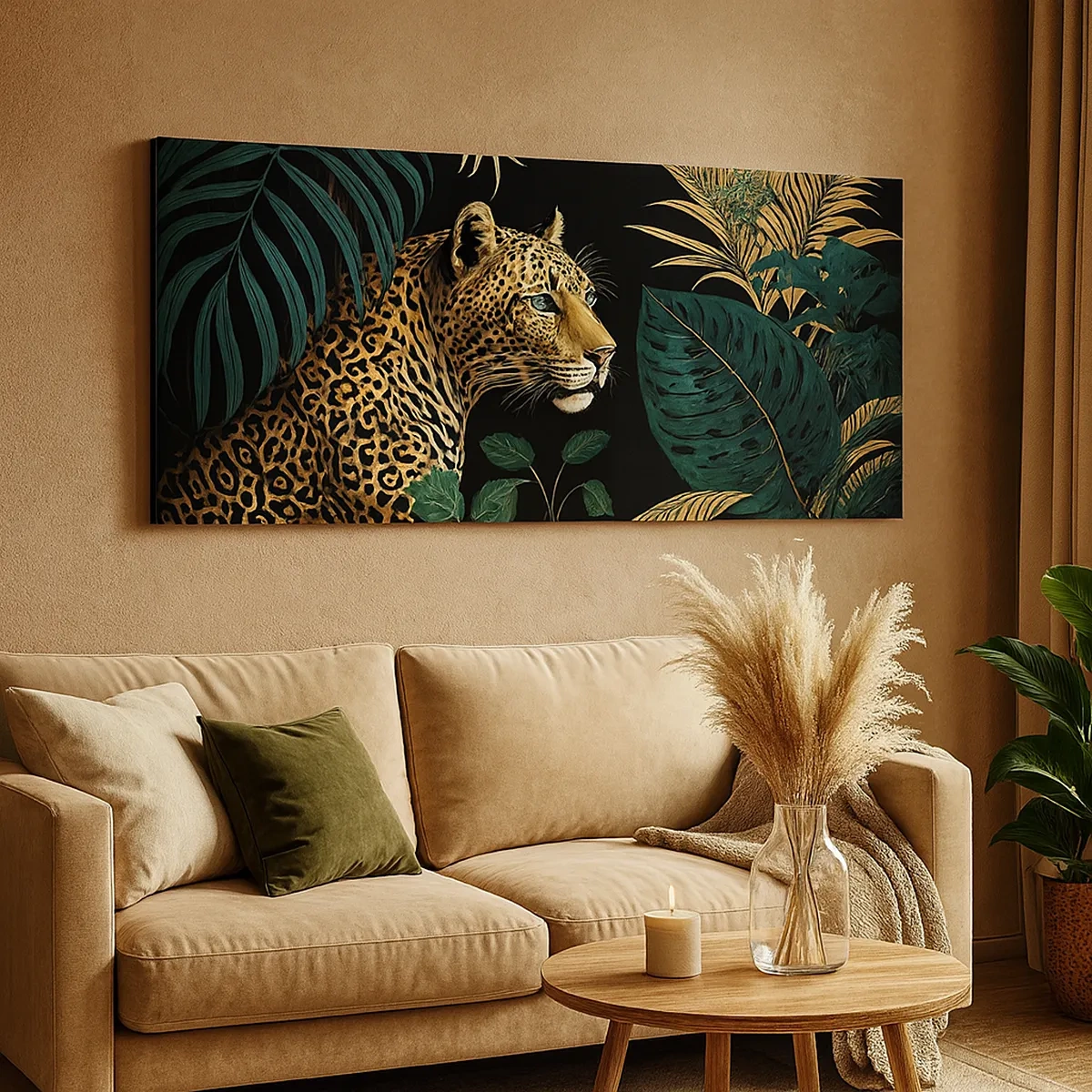 Obraz na plátne - Hospodár v džungli - 30x30 cm