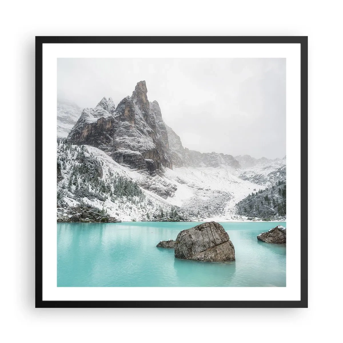 Plagát v čiernom ráme - Na stráži - 60x60 cm