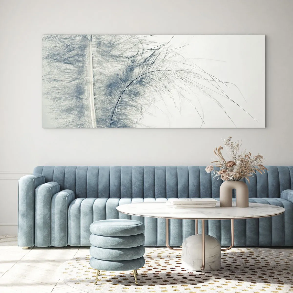 Obraz na skle - Šepot prírody - 90x30 cm