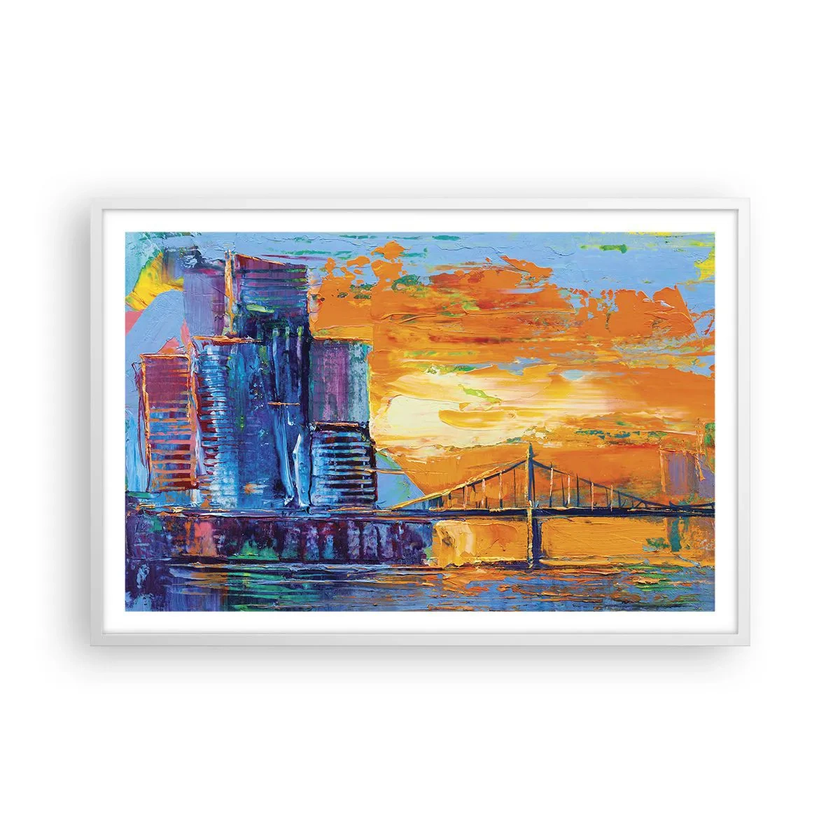 Plagát v bielom ráme - Kultúra a príroda - 91x61 cm