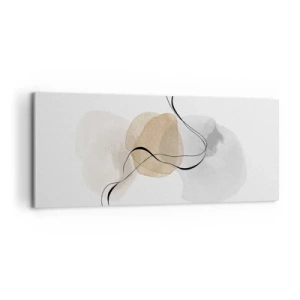 Obraz na plátne - Vzdušné korálky - 100x40 cm