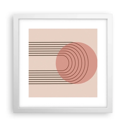 Plagát v bielom ráme - Neodolateľná príťažlivosť - 30x30 cm