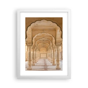 Plagát v bielom ráme - V maharádžovom paláci - 30x40 cm