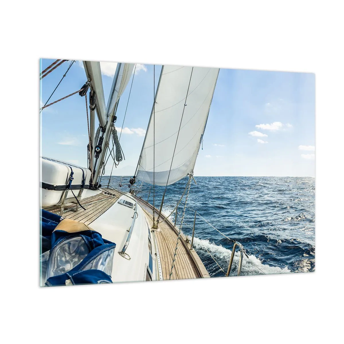 Obraz na skle - Ahoj, dobrodružstvo - 100x70 cm