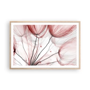 Plagát v ráme zo svetlého duba - Pred odletom - 91x61 cm