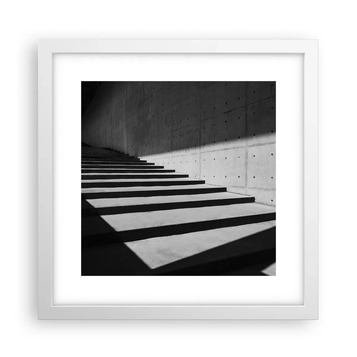 Plagát v bielom ráme - Surová krása modernizmu - 30x30 cm