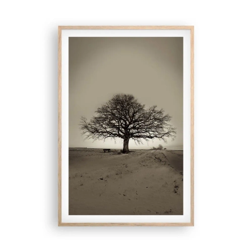 Plagát v ráme zo svetlého duba - Odtiaľ až do večnosti - 61x91 cm