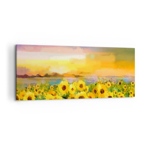 Obraz na plátne - Samotné slnko zostúpilo na zem - 120x50 cm