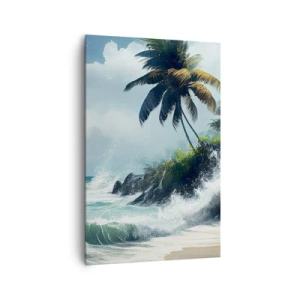 Obraz na plátne - Na tropickom pobreží - 80x120 cm