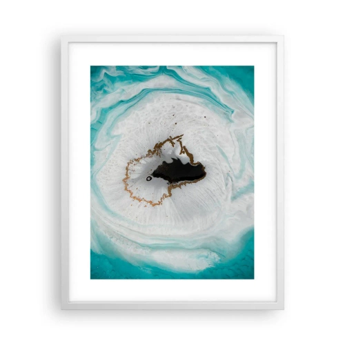 Plagát v bielom ráme - Preniknúť dovnútra - 40x50 cm