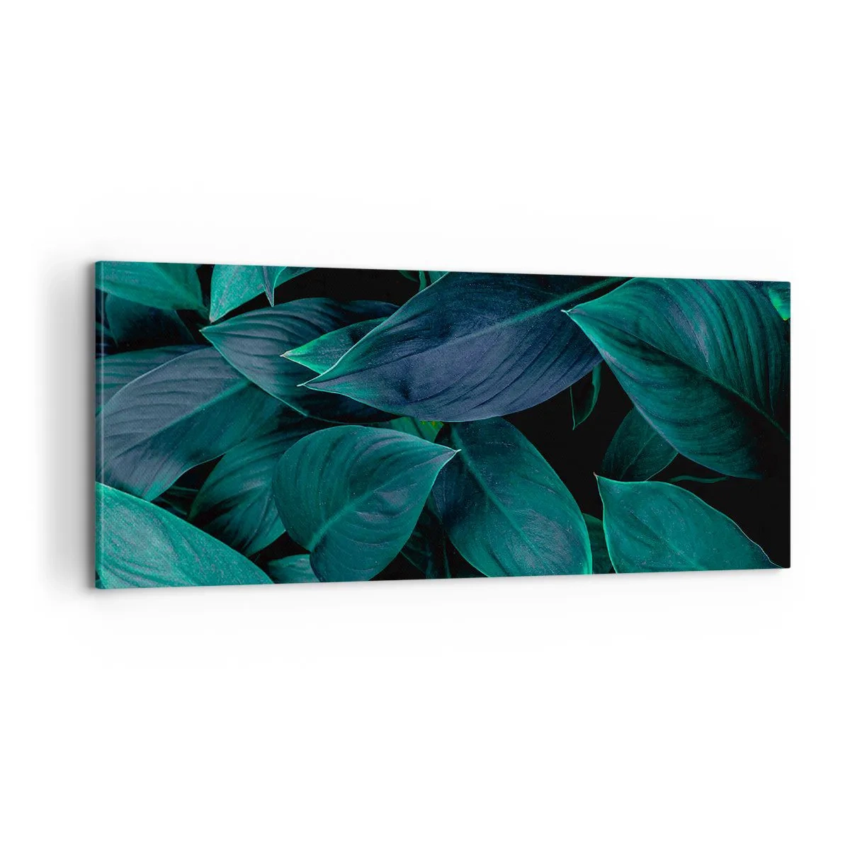 Obraz na plátne - Zeleň sama o sebe - 100x40 cm