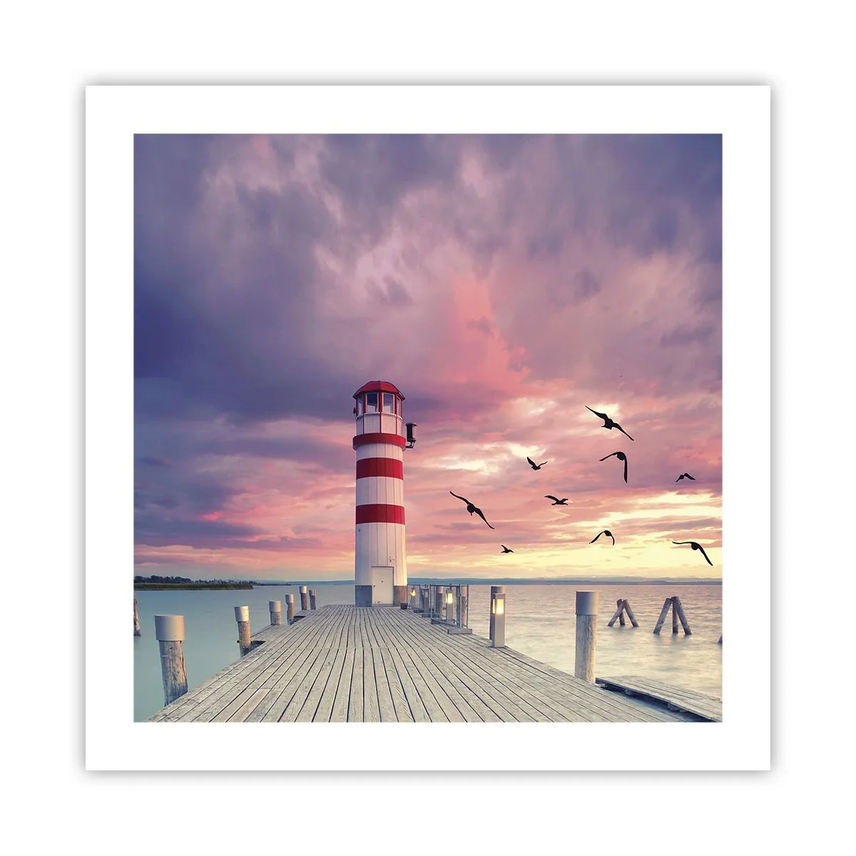 Plagát - Čas ísť do prístavu - 50x50 cm