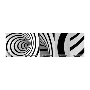 Vzorka fototapety Premium Canvas - Tiež nemôžete odolať? - Abstrakcia, 3D, Vortex - 100x30 cm