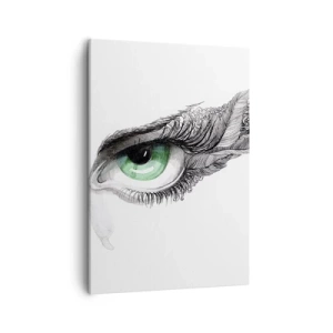 Obraz na plátne - Krásna a pripravená zaútočiť - 50x70 cm
