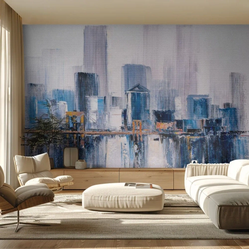 Fototapeta na mieru Premium Canvas - Newyorská impresia - Budovy, Kus, Maľovanie