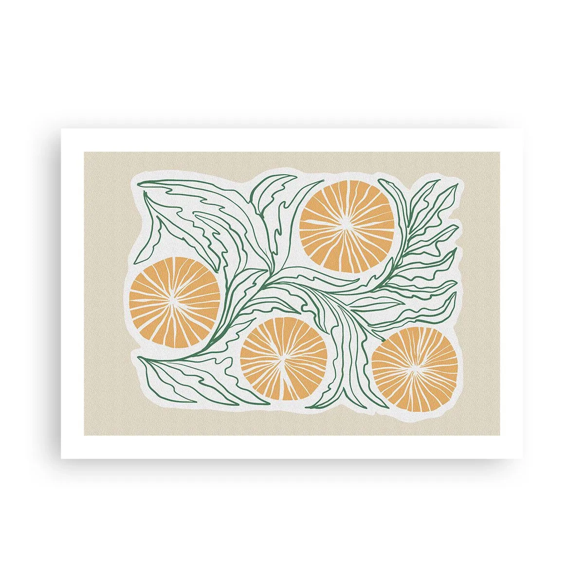 Plagát - Etnicky s abstraktným nádychom - 70x50 cm