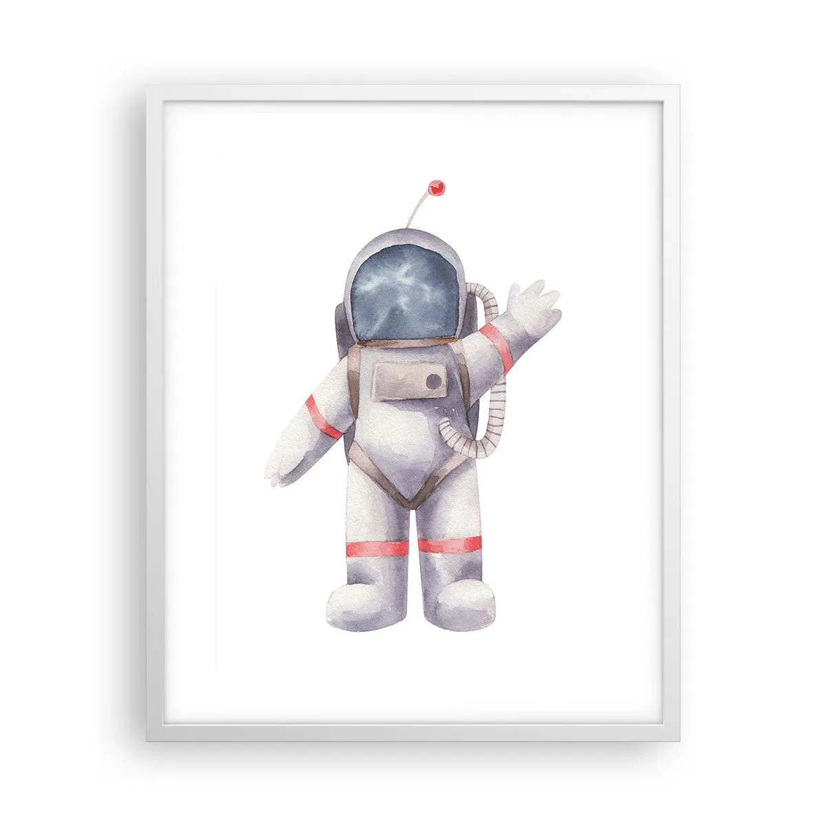 Plagát v bielom ráme - Tak zatiaľ! - 40x50 cm