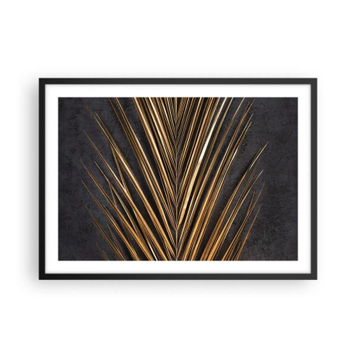Plagát v čiernom ráme - Zlato trópov - 70x50 cm