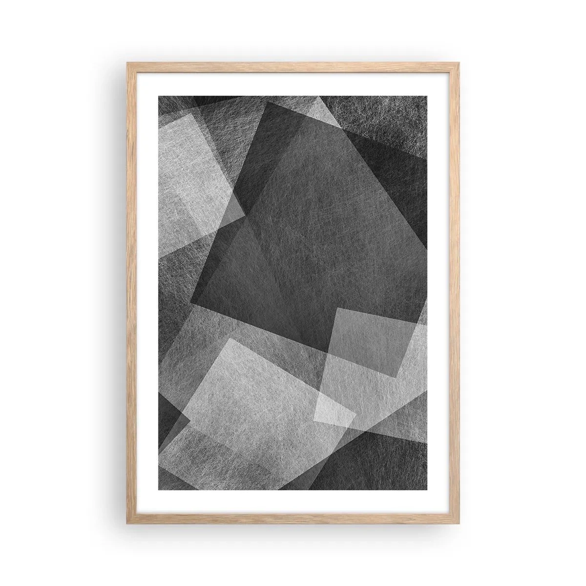 Plagát v ráme zo svetlého duba - Odveký symbol trvalosti a poriadku - 50x70 cm