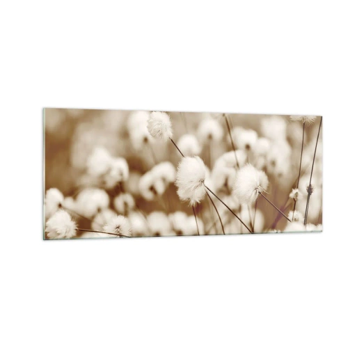 Obraz na skle - Chlpatý lán - 100x40 cm