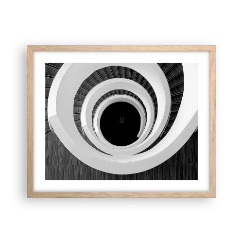 Plagát v ráme zo svetlého duba - K podstate vecí - 50x40 cm