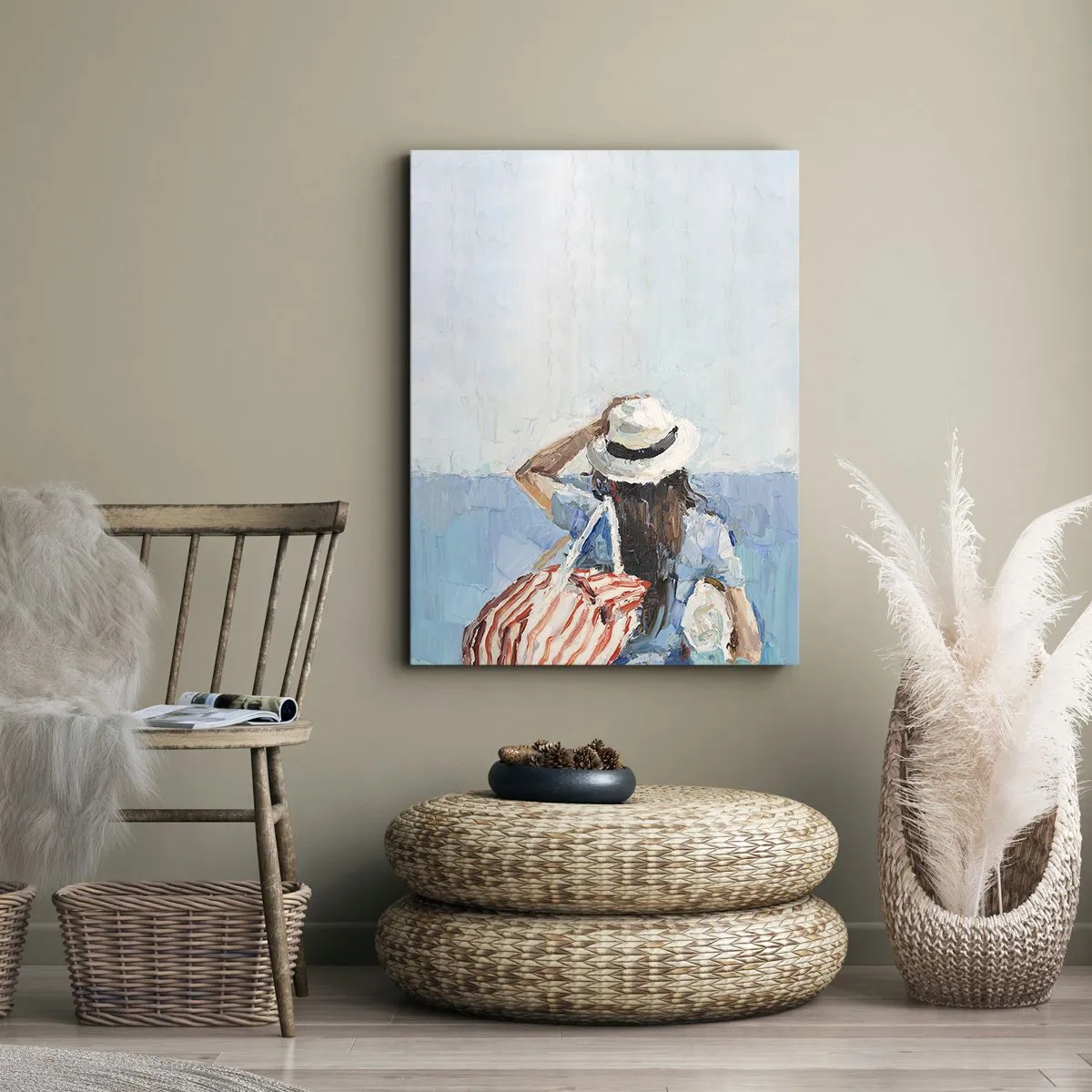 Obraz na plátne - Vitaj na dovolenke - 55x100 cm