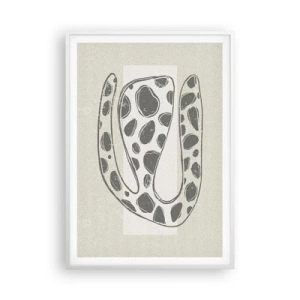 Plagát v bielom ráme - Bizarná bytosť - 70x100 cm